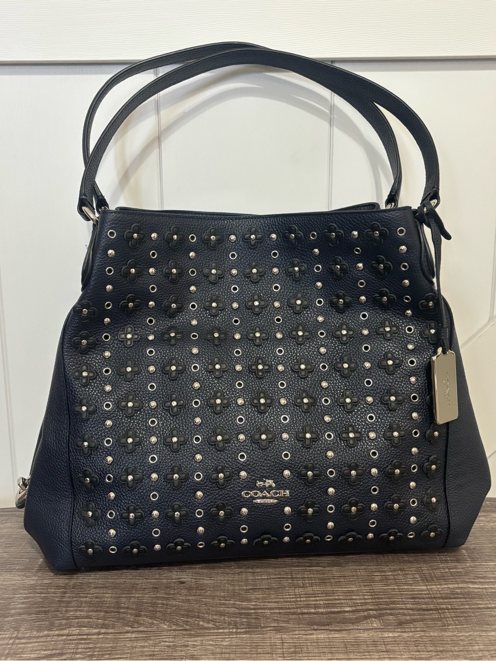 NWT Coach Edie 31 in Floral Rivets
